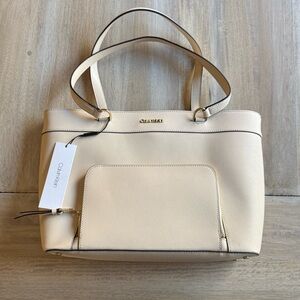 Calvin Klein Beige Tote Bag